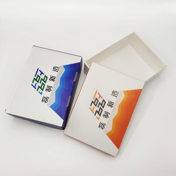 2mm HD Full Color Die Cutting Custom Shoes Box With Lid Anti Bacteria