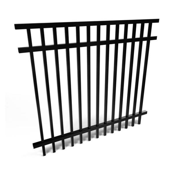 4ft Galvanized Wrought Iron Fence With Powder Coating 1.2mm-2.5mm