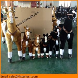 China Walking Ride on Toy Horse, Action Pony Toy Go Without Battery, Moving Toy Horse-kid/adult wholesale