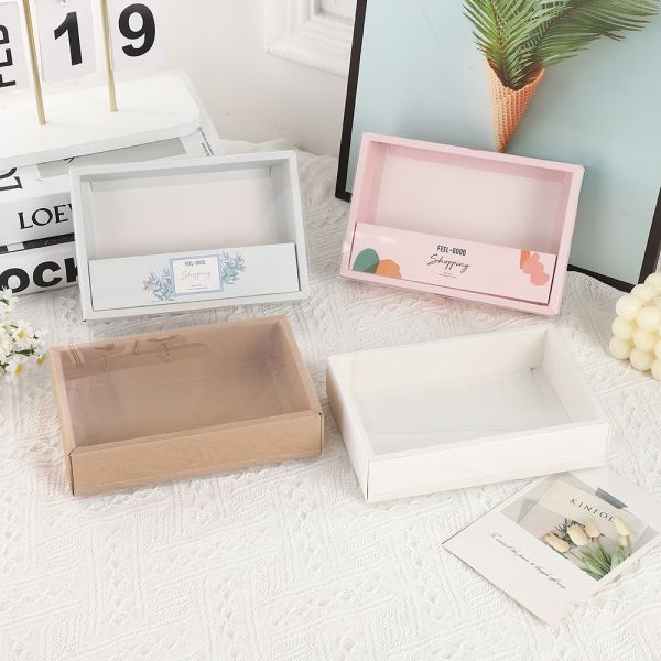 Custom Biodegradable Packaging Wedding Favor Gift Boxes for Cosmetics Parties Events