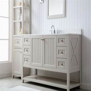 Customized Bathroom Prima Vanity Furniture Modern Design With Double Sink