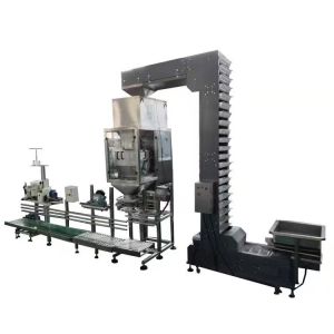 China Double Vibrator Semi Automatic 25kg Granular Filling Machine wholesale