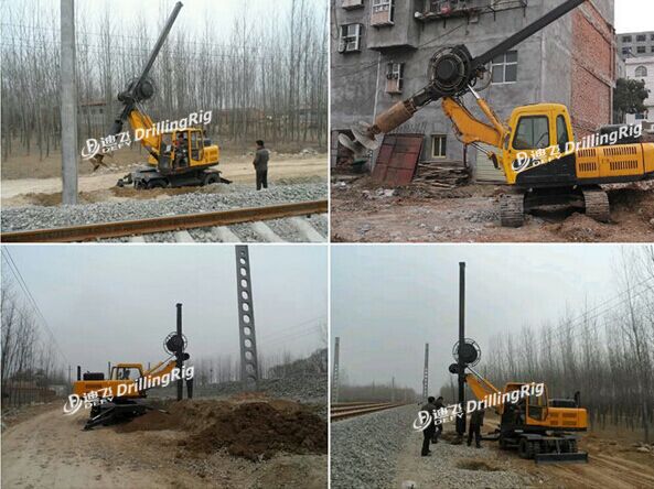 600-1200mm Diameter Hydraulic Piling Driver Machine DFR-12C with 20m Depth