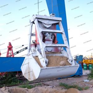 China 4CBM Clamshell Crane Grab Bucket Hydraulic Radio Remote Control Vessel wholesale