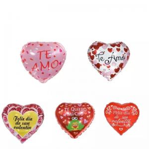 China Wholesal New Type 18 inch heart-shaped Spanish Foil Balloons Party Decoration Festival Mothers