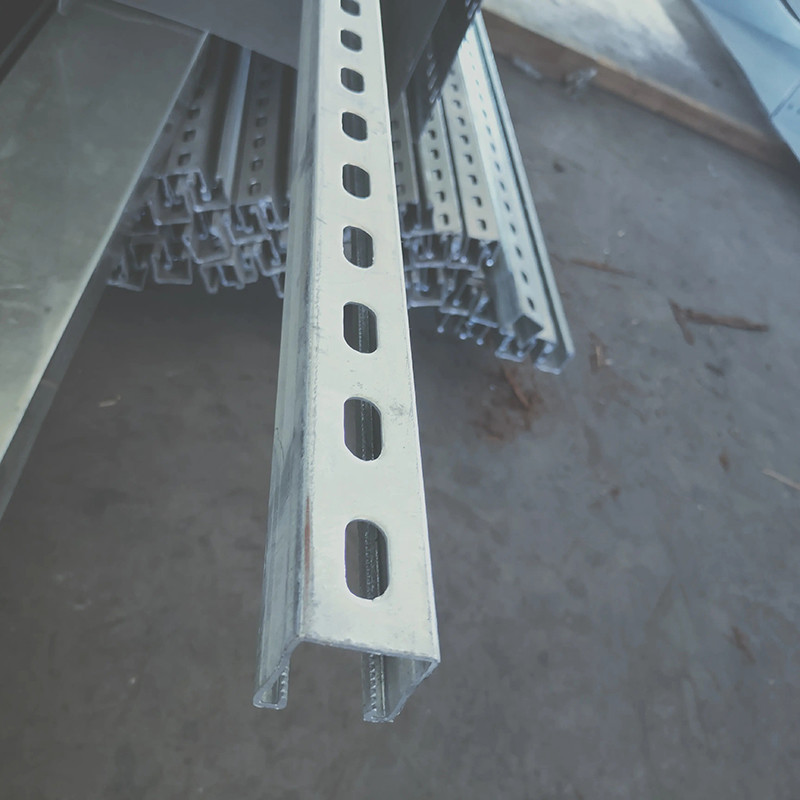 China Galvanized Slotted Channel C Section Beam With Range Of 1.5mm - 3.0mm Galv Unistrut wholesale