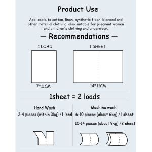 ODM Laundry Sheets Detergent Environmentally Friendly Non Toxic Sustainable