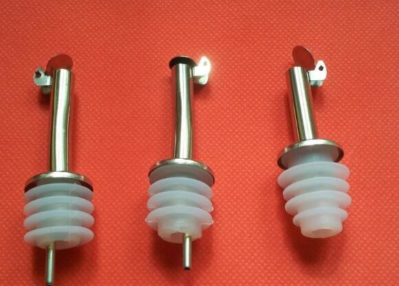 New Stainless Steel Liquid Pourer for Olive Oil Wine with Stainless Steel Cap, Good Quality and Competitive Price