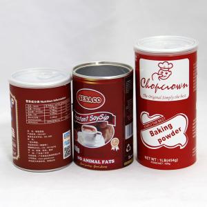 China Eco-friendly Water-proof Cylindrical Paper Tube Packaging for Baking Powder , Nutrition Powder wholesale