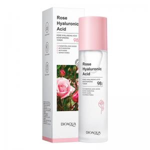 China Fine Lines And Wrinkles Rose Face Toner Natural Organic Rose Hyaluronic Acid Water wholesale