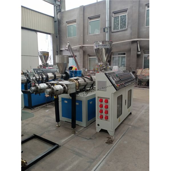 Double Screw PVC Plastic Pipe Extrusion Line Conduit Pipe Production Line
