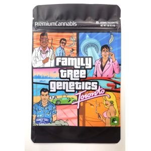 Soft Touch Smell Proof Stand Up Pouches Edible Packaging Child Resistant Printed 3.5 Custom Mylar Bags