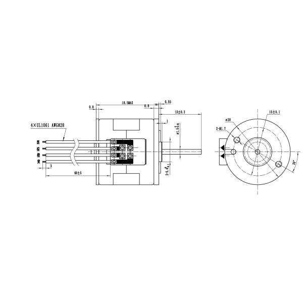 2 Two Phase Permanent Magnet Stepper Motor Unipolar Microstepping For Intelligent Security