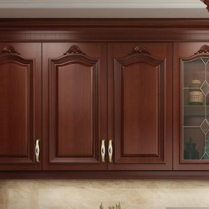 China Complete Vintage Side Wooden Solid Wood Kitchen Cabinets wholesale