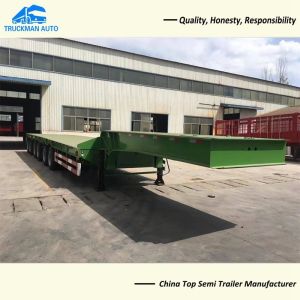 China 120 Tons Lowbed Semi Trailer 6 Axle HG60 Material wholesale