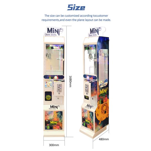 Mini Claw Crane Machine Toy Crane Gift Vending Machine With Bill Acceptor Mega Mini Claw Machine