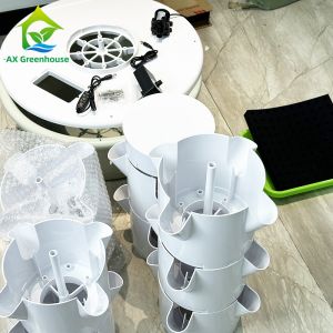China Customized Soilless System Multi-layers Hydroponic Growing Tower on sale