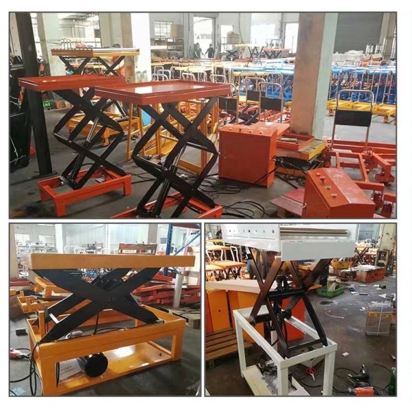 KAD 1760lbs Manual Crank Hydraulic Double Scissor Lift Table