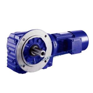 China Helical Gearmotor K Reduction Gear Box With 5.5kw Servo Motor wholesale