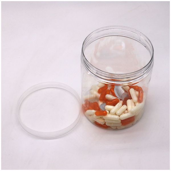 Food Storage Made Simple 700ml PET Transparent Bottle with Aluminum/plastic Screw Cap