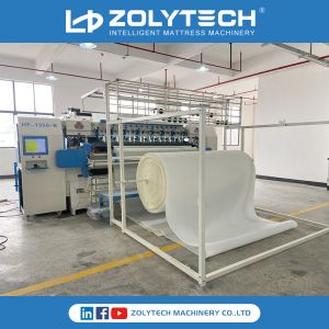 China Continuous Shuttle Quilting Mattress Cover Making Machine on sale
