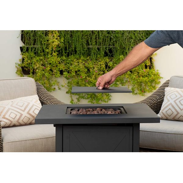 50000 Btu Outdoor Gas Firepit Brazier Table Customized Size And Color