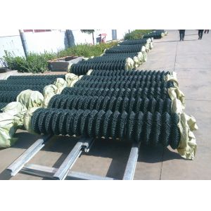 China Closely Spaced Cyclone Wire Diamond Chain Link Fence wholesale