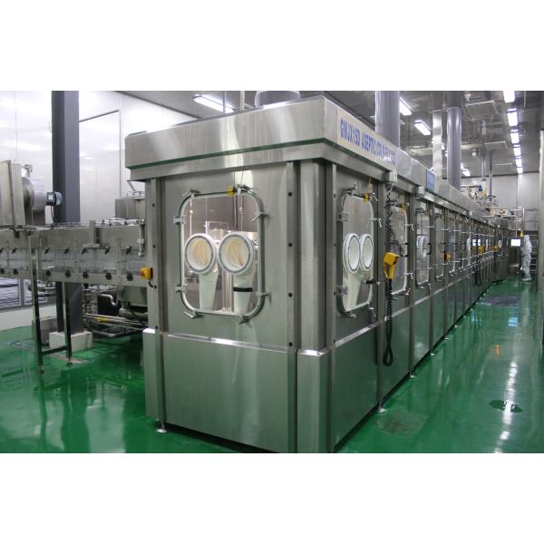 Fully Auto CIP SIP COP SOP Systems Aseptic Bottle Filler