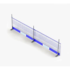 Portable Powder Coated Temporary Edge Fall Protection Barrier
