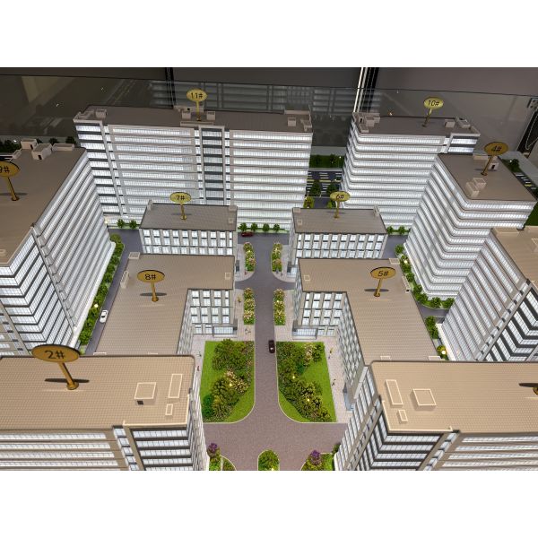 1:150 Building Architecture Models Urban Style Modern Architectural Models