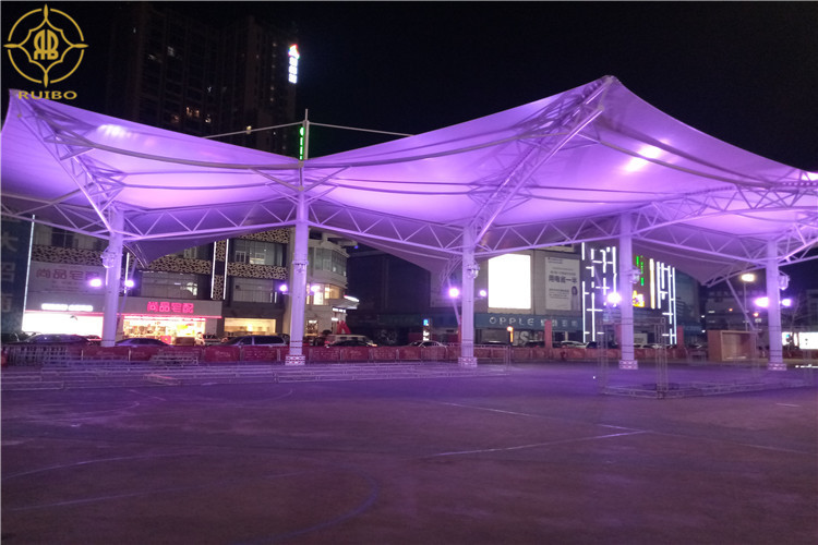 Buy cheap Mall Atriums Tensile Membrane Canopy Waterproof Tensile Membrane Fabric from wholesalers