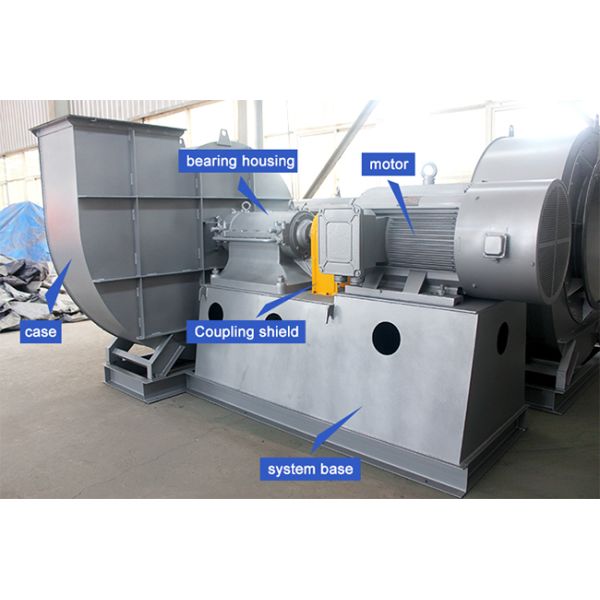 Coal Fired Boiler Centrifugal Blower Fan High Air Flow 415V 440V 660V