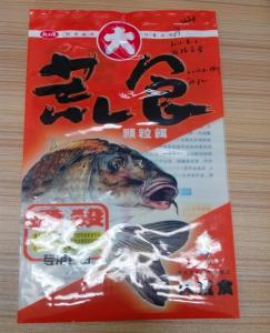 China Plastic Back Seal Fish Lure Packaging Heat Seal Pet Food Bag Custom Printing wholesale