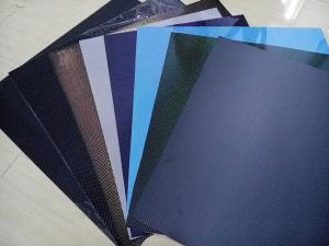 China 400*500mm 3K Twill Glossy Carbon Fiber Board on sale