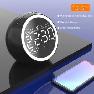 China Small Bluetooth Portable Clock Radio With Dual Alarm Function wholesale