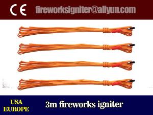 China 3m fireworks igniter hot sale fireworks products CE passed fireworks electric igniter for pyrotechnics on sale