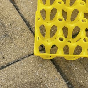 Eco Friendly Rectangular Plastic Egg Tray For Fresh Eggs