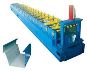 China Colour-steel Downspout Roll Forming Machine Automatic Half Square type Gutter Making Machine wholesale