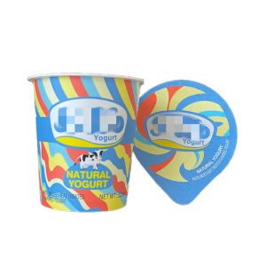 China Plastic Yogurt Cup with Customizable Logo and Capacity 125ml wholesale