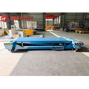 Stable Structure Handling Machine Parts Hydraulic Lift 5T Transfer Cart
