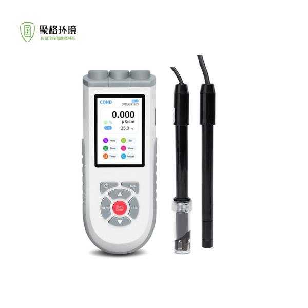 Quality Dual Parameter Dissolved Oxygen and Conductivity Portable Handheld Meter for sale