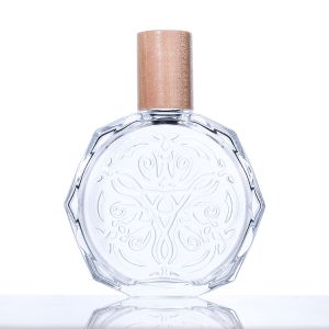 Customized Glass Perfume Bottles with Stoppers Refillable Frosted Glass Spray