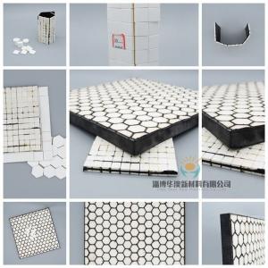China 95% Ceramic Wear Plate Wear Resistant Panel Used In Ceramic Producing Refractories wholesale