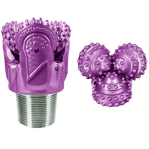 Oil Geological Roller Cone Bit Rubber Sealed Bearing TCI Tricone Drill Bit Hard Rock Drilling Bits