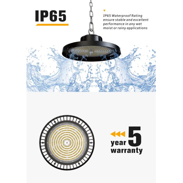 200W IP65 LED High Bay Light - side view