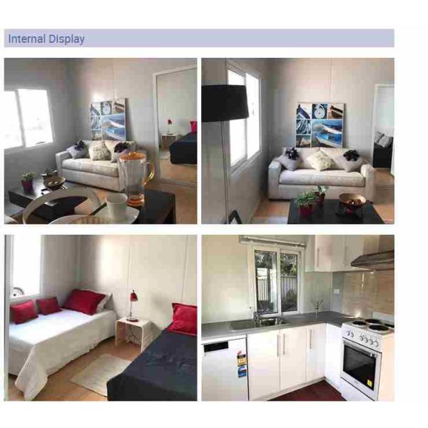 Thick Expandable Living Container , Pre Built Container Homes Eco Friendly