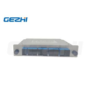 China 1260nm 1650nm 1x8 1x16 PLC Splitter LGX Box Cassette Card Inserting wholesale
