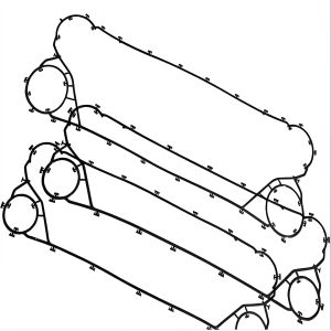 5S Standardized Process Vulcanization Process EPDM High Sealing Plate Heat