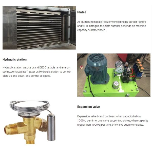 IQF Blast Freezer Hydraulic Quick Freezer for Shrimp Fish