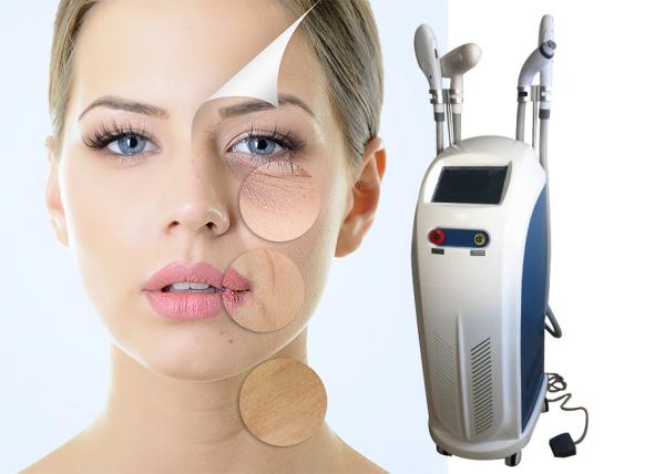 Quality Multi Function IPL Laser Hair Removal Machine Skin Lifting 2200W Power 10MHz RF Frequency for sale